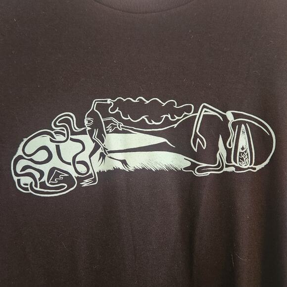 Emerica X Toymachine Clusters Mens Large Black/Multicolor Long Sleeve Shirt NWT - Picture 3 of 5